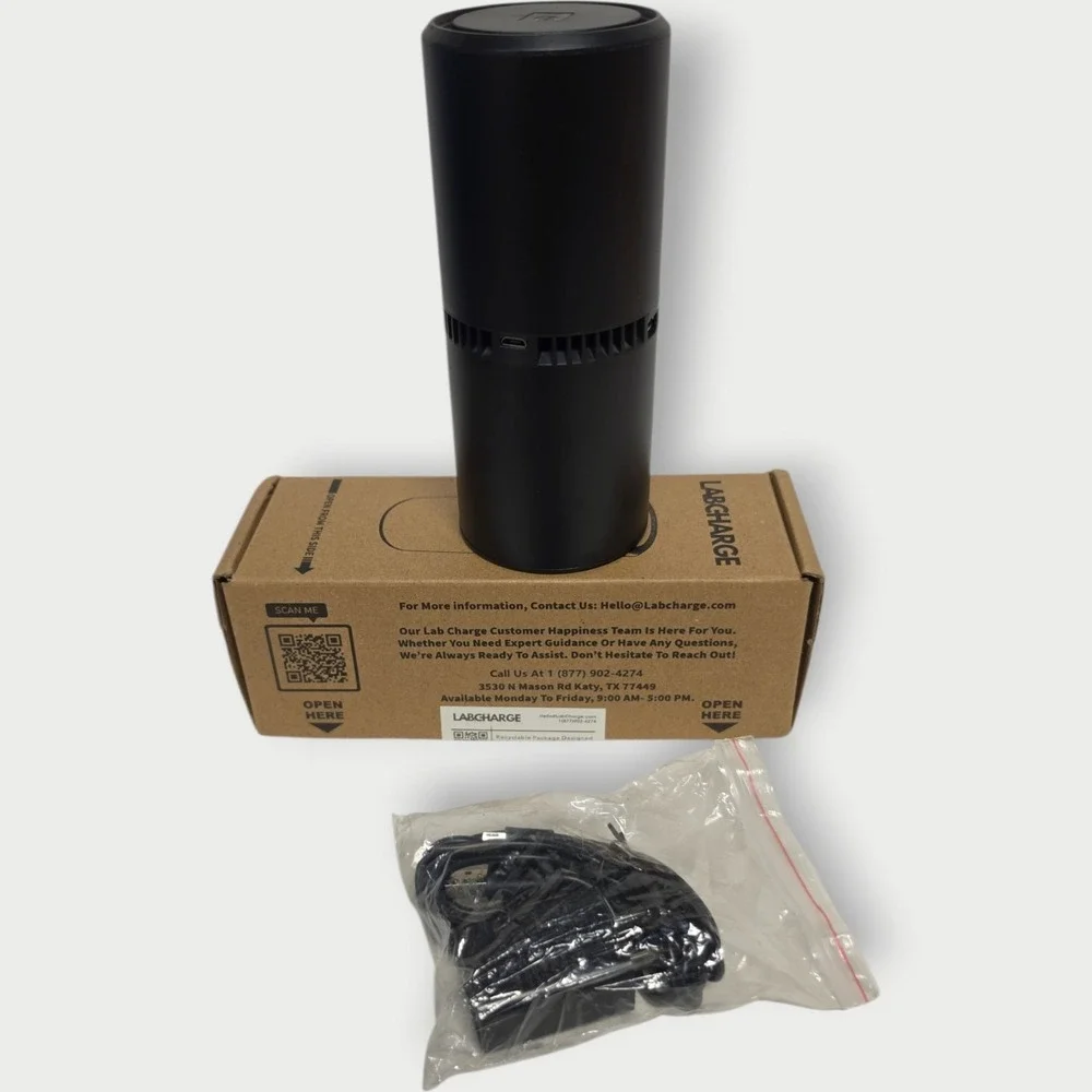 LabCharge Air Purifier, Ionic1611k,  Micro Input 5V 1000mA NEW OPEN BOX